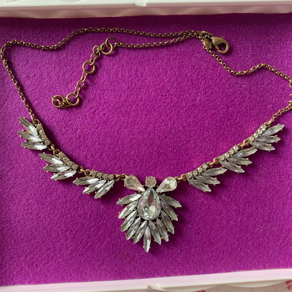 J. Crew crystal necklace